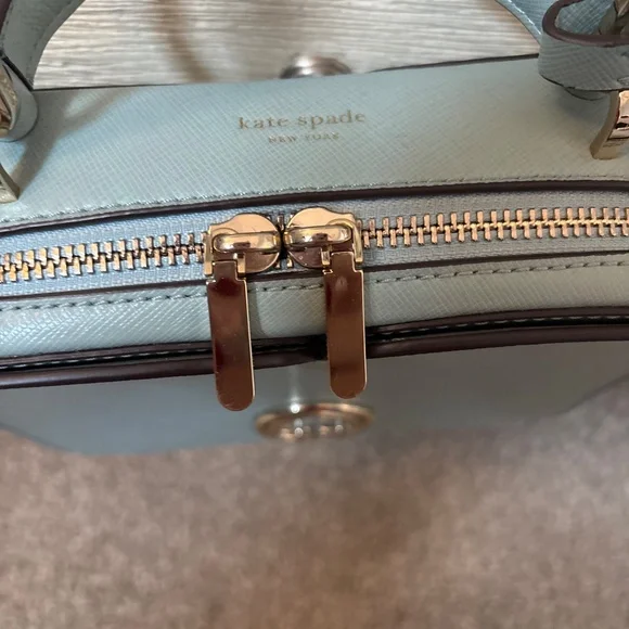 Blue Kate Spade purse - Picture 4 of 6